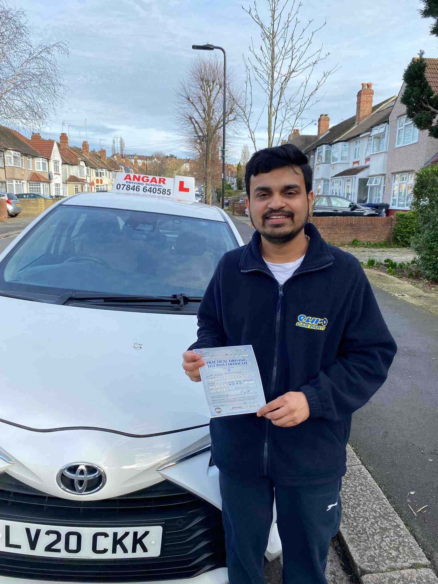 Manual driving test pass