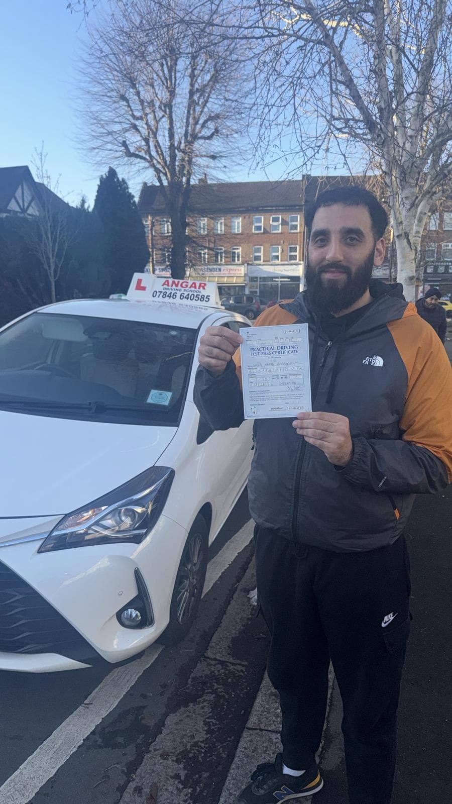 Manual driving test pass
