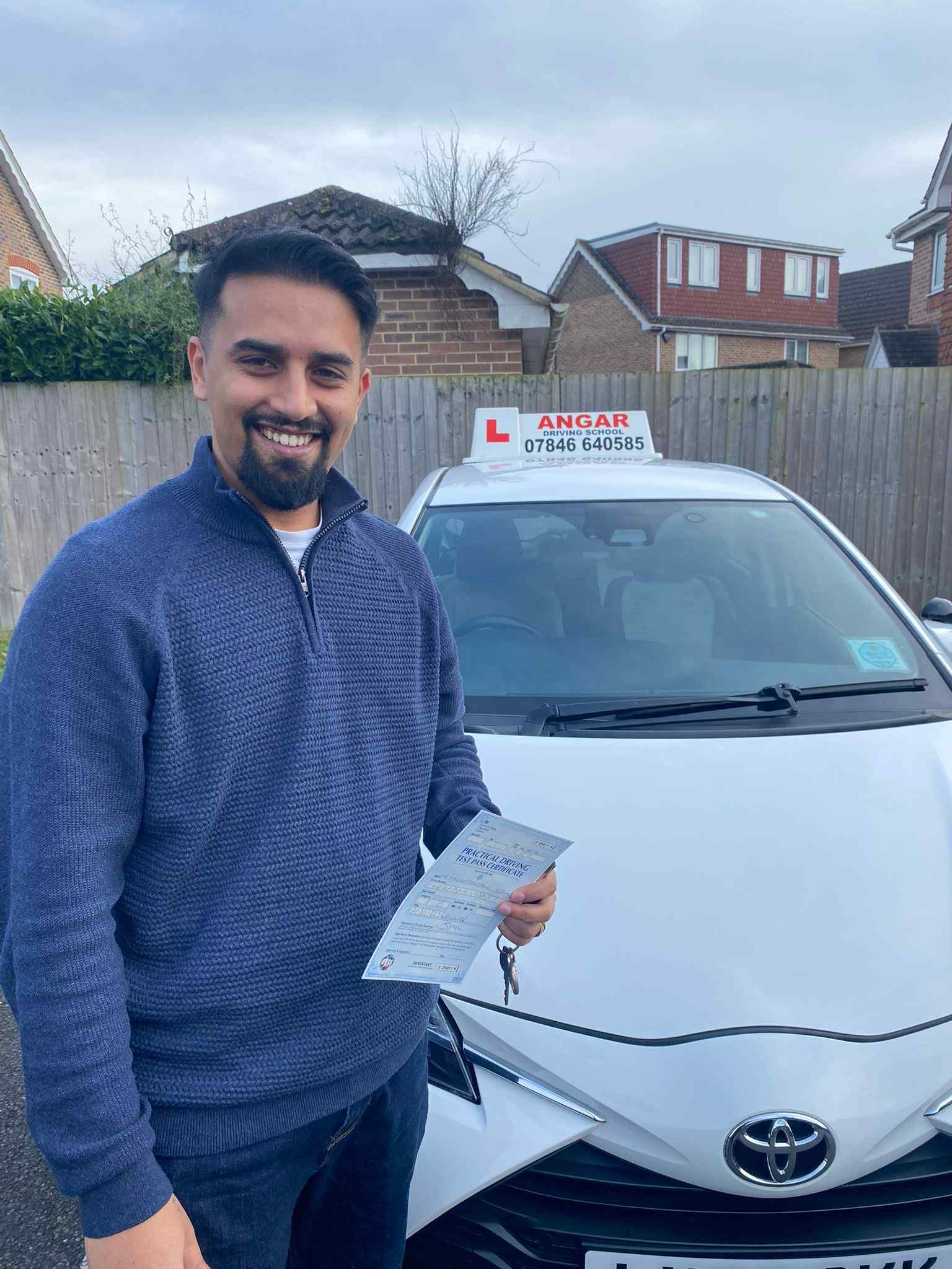 Manual driving test pass