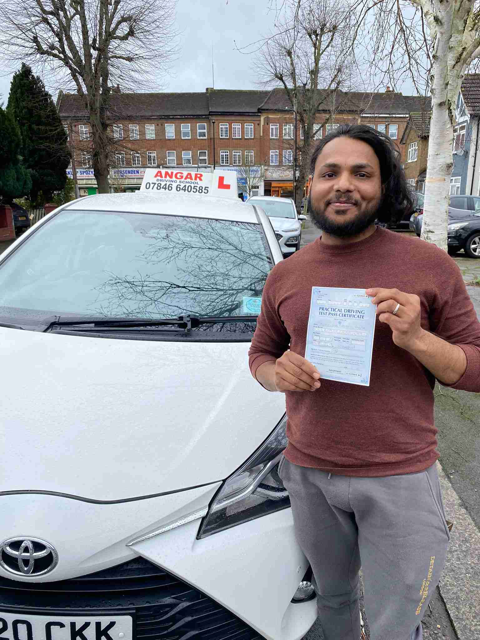 Manual driving test pass