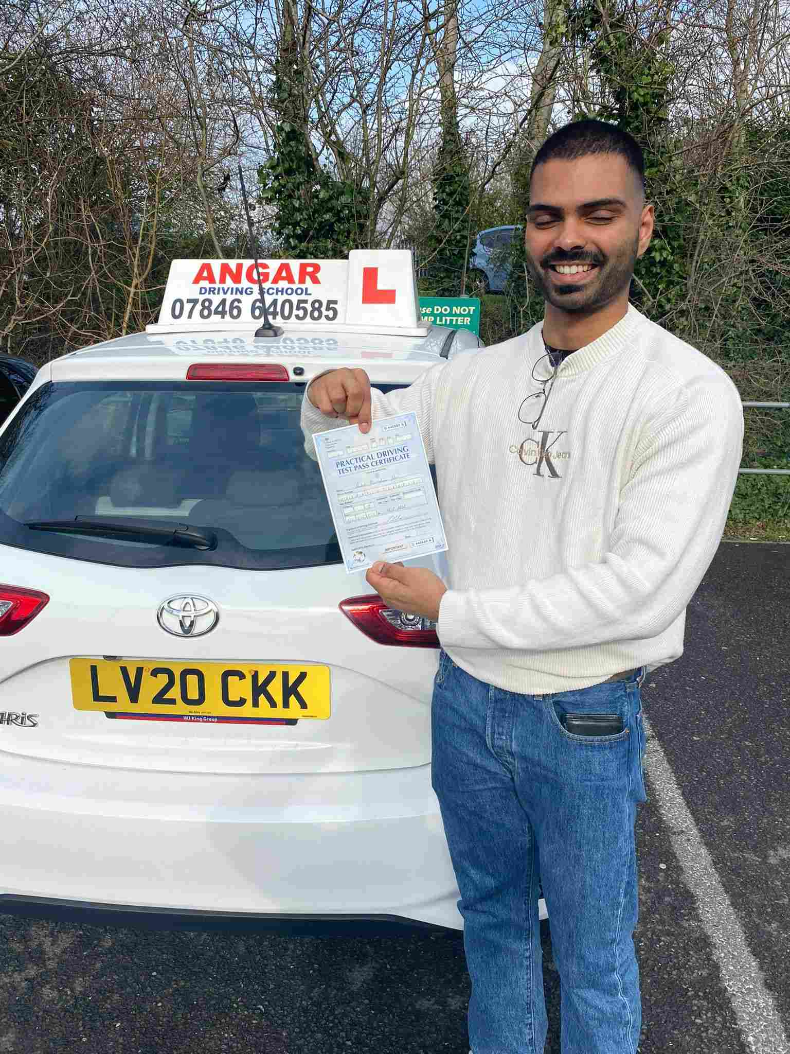 Manual driving test pass